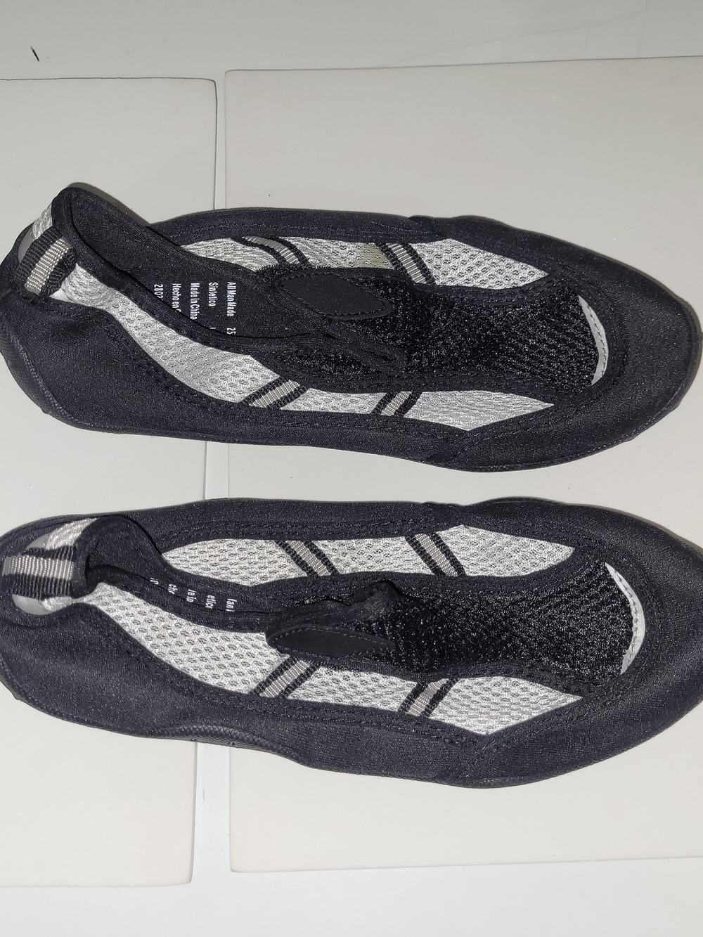 Women's Black & White Water Shoes